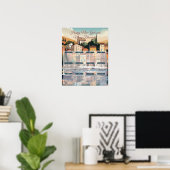 Poster Calendrier de la ville côtière 2024 (Bureau à domicile)