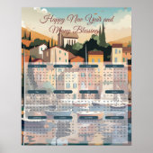 Poster Calendrier de la ville côtière 2024 (Devant)