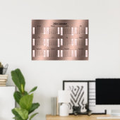 Poster Calendrier de l'âge d'or 2024 (Bureau à domicile)