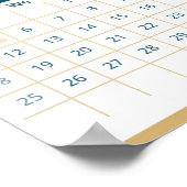 Poster Calendrier de l'année 2022 (Coin)