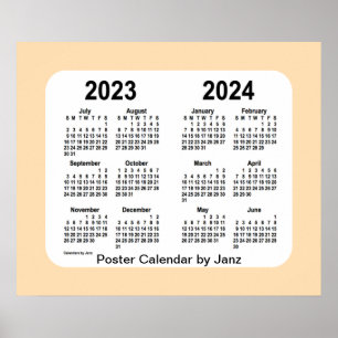Poster Calendrier de l'année scolaire 2023-2024 du blé pa