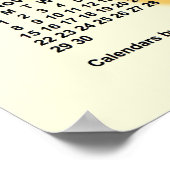 Poster Calendrier de l'année scolaire 2037-2038 Sunny Day (Coin)