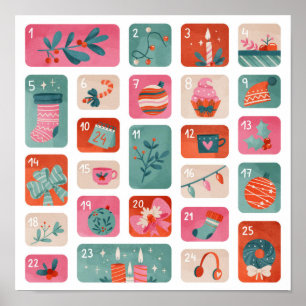 Poster Calendrier de l'Avent