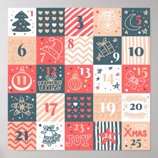 Poster Calendrier de l'Avent (Devant)