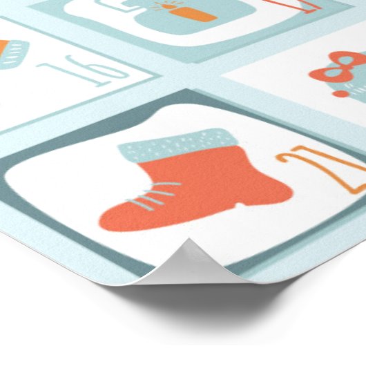 Poster Calendrier de l'Avent (Coin)