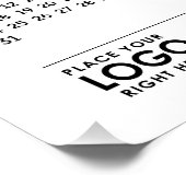 Poster Calendrier de logos d'entreprise Basic Modern 2027 (Coin)