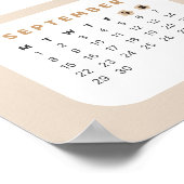 Poster Calendrier de l'Ours mignon 2025 (Coin)