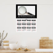 Poster Calendrier de mur démotivationnel 2012 : Gestion (Cuisine)