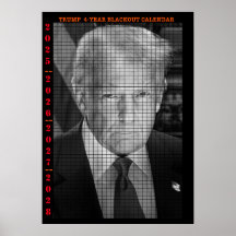 CALENDRIER DE NOIRCISSEMENT DE 4 ANS DE TRUMP