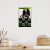 Poster Calendrier de Pinup Divine Kristina (Cuisine)