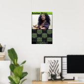 Poster Calendrier de Pinup Divine Kristina (Bureau à domicile)