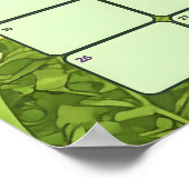 Poster Calendrier de planification d'objectifs de printem (Coin)