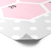 Poster Calendrier de prédiction d'anniversaire de bébé ab (Coin)