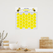 Poster Calendrier de prédiction d'anniversaire de l'abeil (Cuisine)