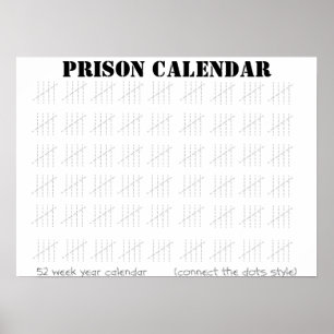 Poster Calendrier de prison