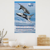 Poster Calendrier de Rendez-vous de la Navette Soviétique (Cuisine)