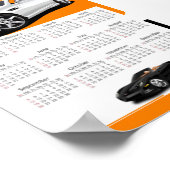 Poster Calendrier de voiture (Coin)