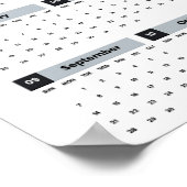 Poster Calendrier de Vue Belle France (Coin)