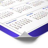 Poster Calendrier des événements religieux islamiques Art (Coin)