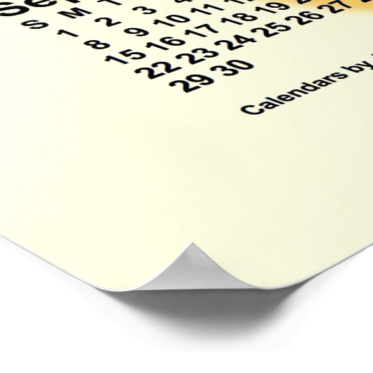 Poster Calendrier des jours ensoleillés 2024 par Janz (Coin)