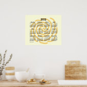 Poster Calendrier des jours ensoleillés 2032 par Janz Pos (Cuisine)