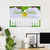 Poster Calendrier des jours spéciaux personnalisés Trilli (Bureau à domicile)