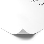 Poster Calendrier des Mariages floraux rustiques de Magno (Coin)