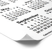 Poster Calendrier des Sandhills du Nebraska 2027 par Janz (Coin)