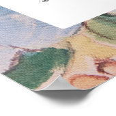 Poster Calendrier d'illustration florale 2024 (Coin)