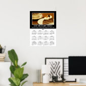 Poster Calendrier du mur démotivationnel 2014 : Choke to (Bureau à domicile)