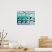 Poster Calendrier Epic Surfing Wave 2023 (Cuisine)