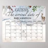 Poster Calendrier Evergreen Guess the due Date  (Devant)