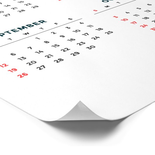 Poster Calendrier Fighter Jet Sunset 2021 (Coin)