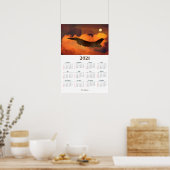 Poster Calendrier Fighter Jet Sunset 2021 (Cuisine)