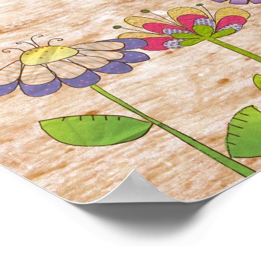 Poster Calendrier Fleurs 2017 (Coin)