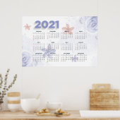 Poster Calendrier floral 2021 (Cuisine)