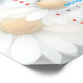 Poster Calendrier floral 2026 avec citation (Coin)