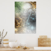 Poster Calendrier fractal 2003 (Cuisine)