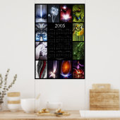 Poster Calendrier fractal de 2005 (Cuisine)