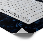 Poster Calendrier géant d'anniversaire avec panorama de n (Coin)