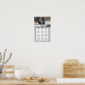 Poster Calendrier Hippo (Cuisine)