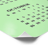 Poster Calendrier Little Fox Design 2026 (Coin)