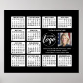 Poster Calendrier - logo, entreprise de photographie (Devant)