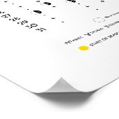 Poster Calendrier lunaire 2023 Calendrier zodiaque PT (Coin)