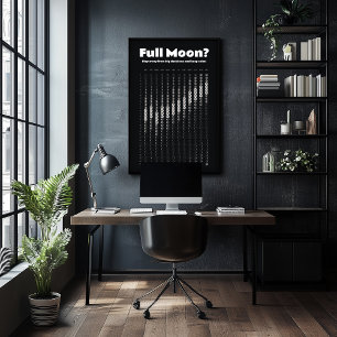 Poster Calendrier lunaire pour planifier les décisions