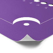 Poster Calendrier Lunaire Violet 2021 (Coin)