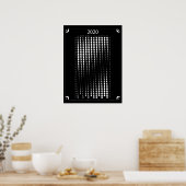 Poster Calendrier Lune 2020 - Noir (Cuisine)