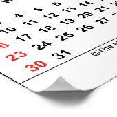 Poster Calendrier maçonnique 2011 (Coin)