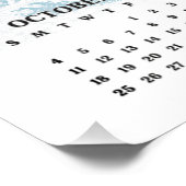 Poster Calendrier Manchots Dansants 2026 (Coin)