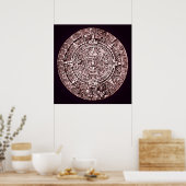 Poster calendrier maya (Cuisine)